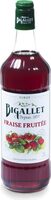Sirop de fraise fruitée