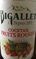 Sirop cocktail fruits rouges