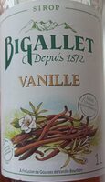 Sirop vanille bourdon