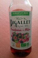 Sirop framboise mûre
