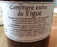 Confiture extra de figues