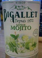 Sirop Bigallet Saveur Mojito