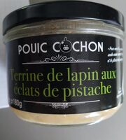 Terrine de lapin aux éclats de pistache