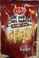 Cajous & cacahuètes grillées à sec et salées