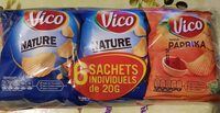 Vico Multipack Nature et Paprika 20g
