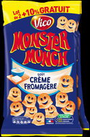 Monster Munch goût Crème Fromagère (lot de 2, +10% gratuit)