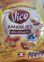 Amandes grillees a sec