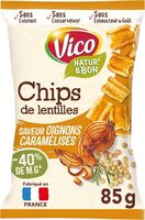 Chips de lentilles saveur oignons caramelisés
