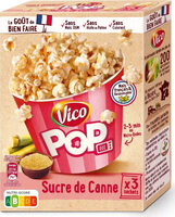 Pop corn sucre de canne