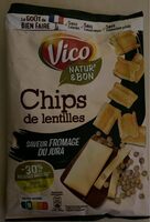 Chips de lentilles saveur fromage du Jura