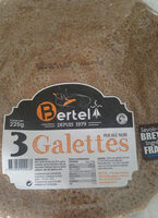 3 Galettes de ble noir du pays Gallo BERTEL