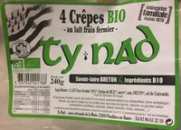 Crêpes Bio au Lait Frais Fermier