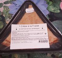 Crepe à la fraise