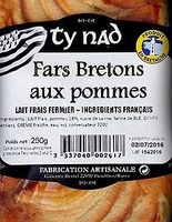 Fars Bretons aux Pommes