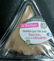 La Nordique - Galette Pur Blé Noir, Saumon, Crème et Ciboulette