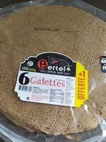 6 galettes pur ble Noir