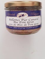 Rillettes Pur Canard au Foie Gras