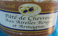 Pâté de Chevreuil aux Airelles Rouges et Armagnac