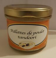 Rillettes de poulet tandoori