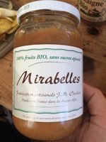 Confiture de mirabelles pommes