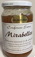 Confiture extra Mirabelles