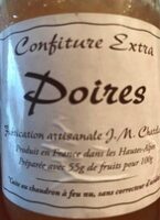 Confirure extra poires