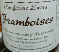 Confiture extra framboises