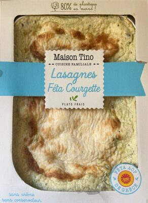 Lasagnes feta courgettes