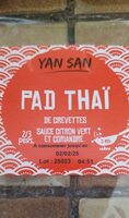 Pad Thaïlande de crevettes