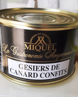 Gesiers de canard Miquel Confit 1/2