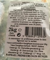 Spécialité à Base de Pruneaux d'Agen