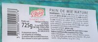 Pain de mie nature