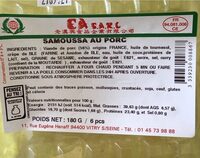 Samoussa au porc