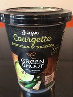 Soupe courgette parmesan & noisettes