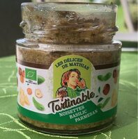 Tartinable noisettes basilic parmesan