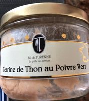 Terrine de thon au poivre vert