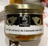 Pâté de cul noir du Limousin aux cèpes