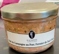 Pâté de campagne au porc fermier du Sud-Ouest