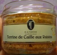 Terrine de Caille aux Raisins