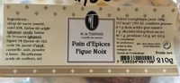 Pain d'Epices Figue Noix