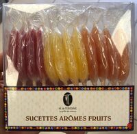 Sucettes Arômes Fruits