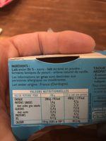 Pechalou, Yaourts au lait entier aromatises vanille
