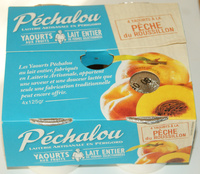 Yaourts à la pêche du Roussilon