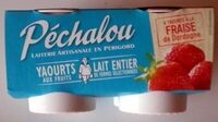 4 yaourts à la fraise de Dordogne