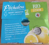 Yaourts aromatisés BIO Citron