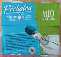 Yaourts nature au lait bio de Dordogne