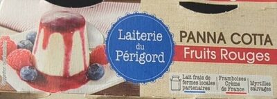 Panna cotta fruits rouges