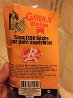 Saucisse Seche