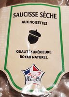 Saucisse sèche aux noisettes