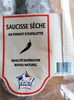 Saucisse sèche au piment d'espelette